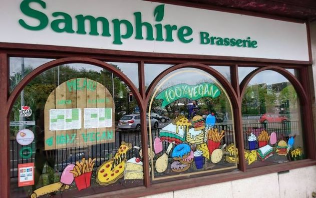 Samphire Brasserie—Devon, UK - best vegan restaurants, top vegan restaurants, vegan restaurant guide