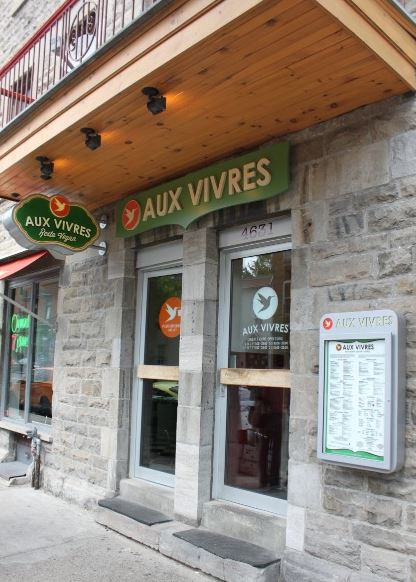 Aux Vivres— Québec, Canada - best vegan restaurants, top vegan restaurants, vegan restaurant guide