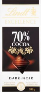 Lindt Excellence 70% Cocoa Dark Chocolate